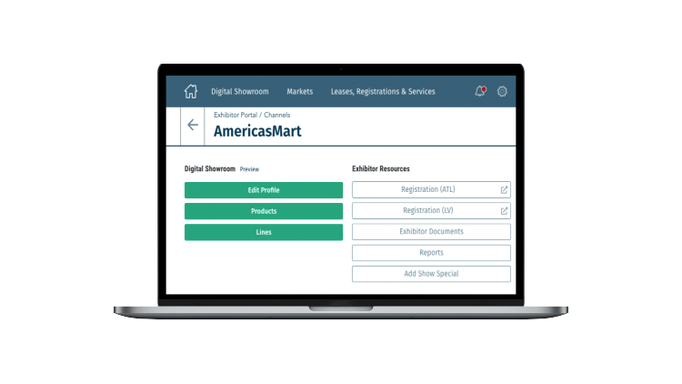 AmericasMart Exhibitor Portal